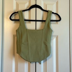 Cotton On Claudia Tie back corset tank. Size S. Never worn out.